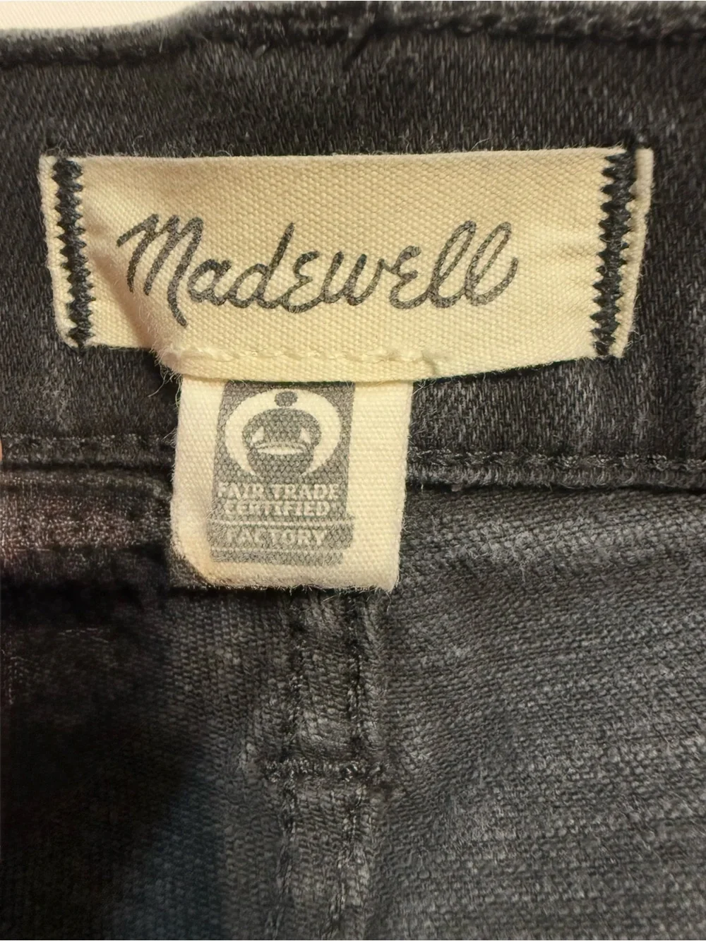 Madewell Perfect Vintage Wide-Leg Jeans Black Size 31 High Rise